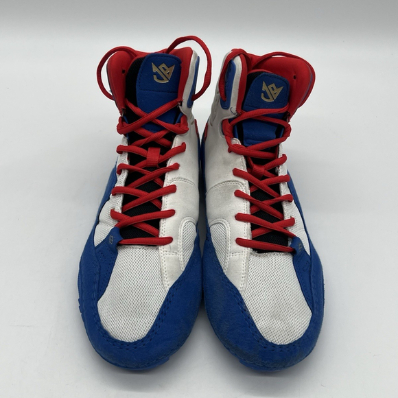 Rudis JB1 King Wrestling Men’s Size 11 Blue Red White Suede Mesh Boxing Shoes - Picture 4 of 12
